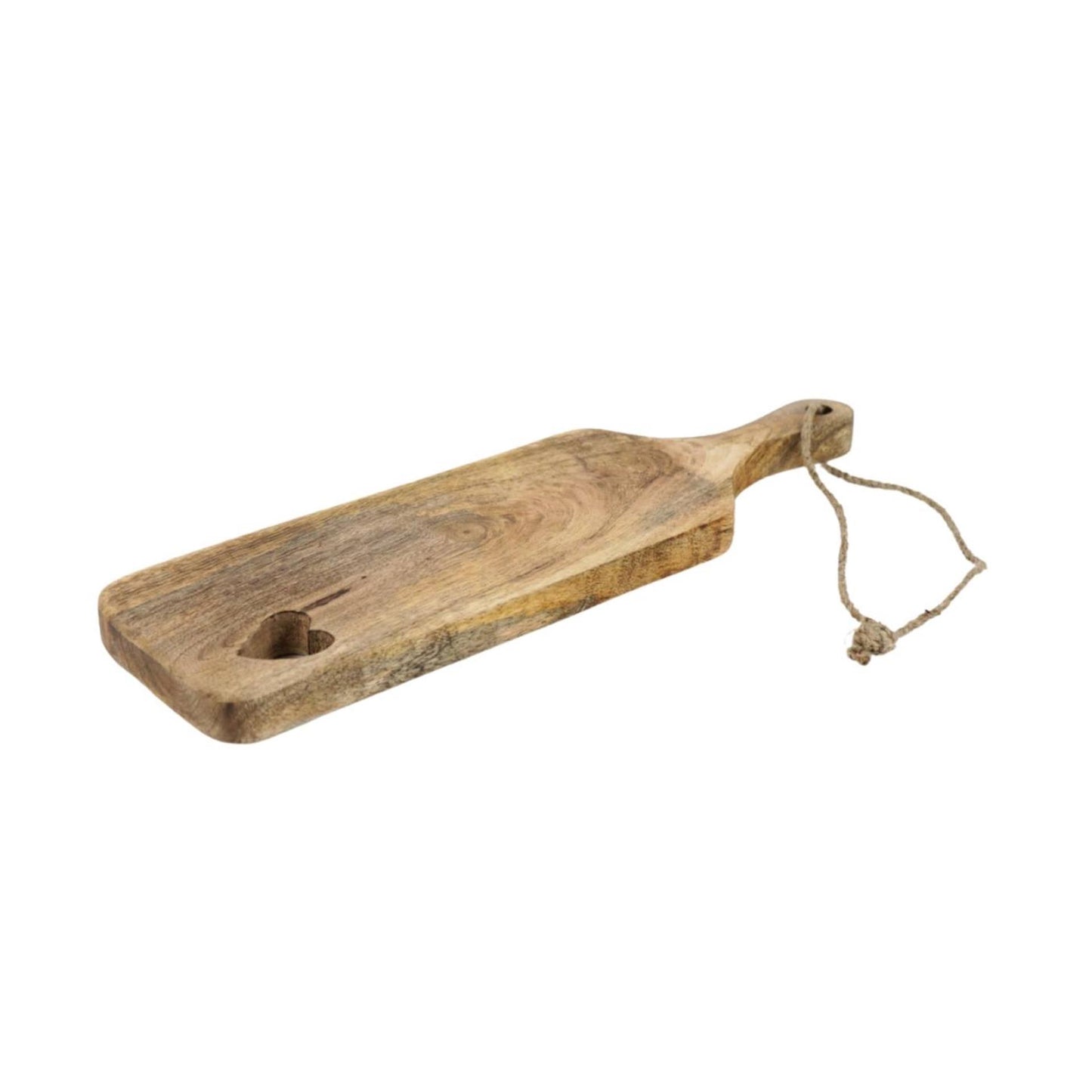 Planche de service coeur bois de manguier 40cm