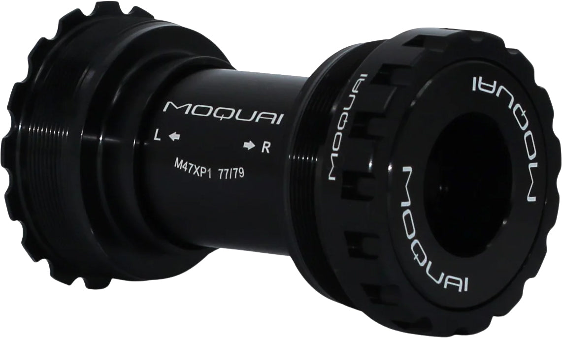 Boîtier de pédalier Moquai t47a 77 mm en acier inoxydable