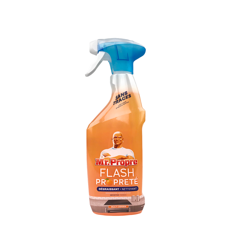 Diablotin M. propre dégraissant spray flash propreté mandarine 500ml