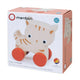 Chatte de barrage mentari sur roues en bois