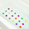 Tapis de bain antidérapant Munchkin - tapis de douche - tapis de bain à pois pour enfants - pour bain et douche - tapis antidérapant - 77 x 35 cm