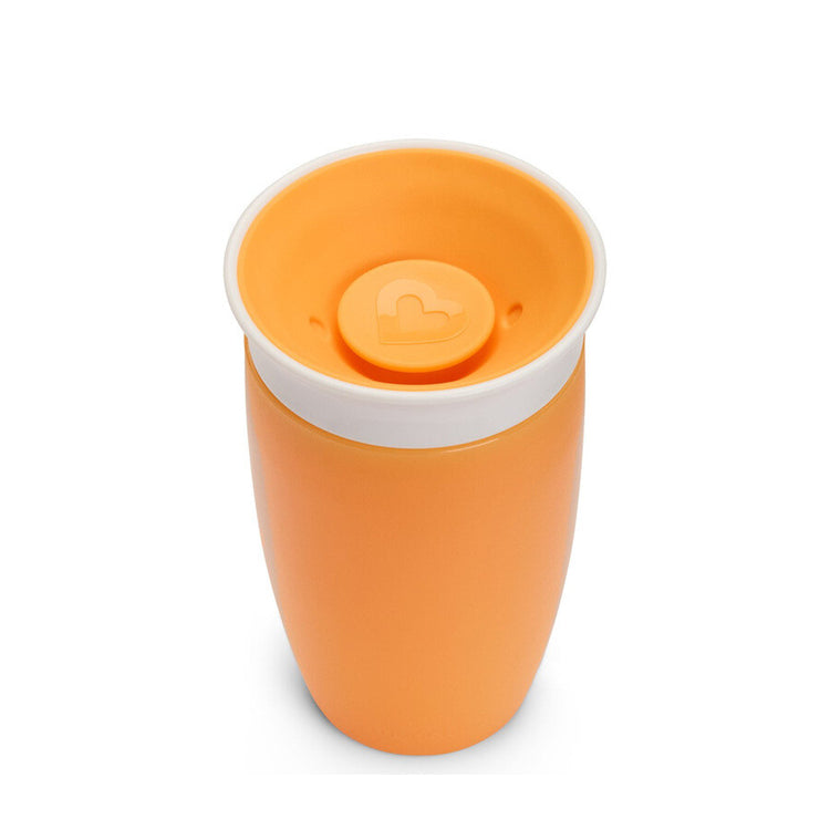 Munchkin miracle anti-fuite 360° gobelet - gobelet - gobelet d'entraînement pour bébé et enfant - 296 ml - orange