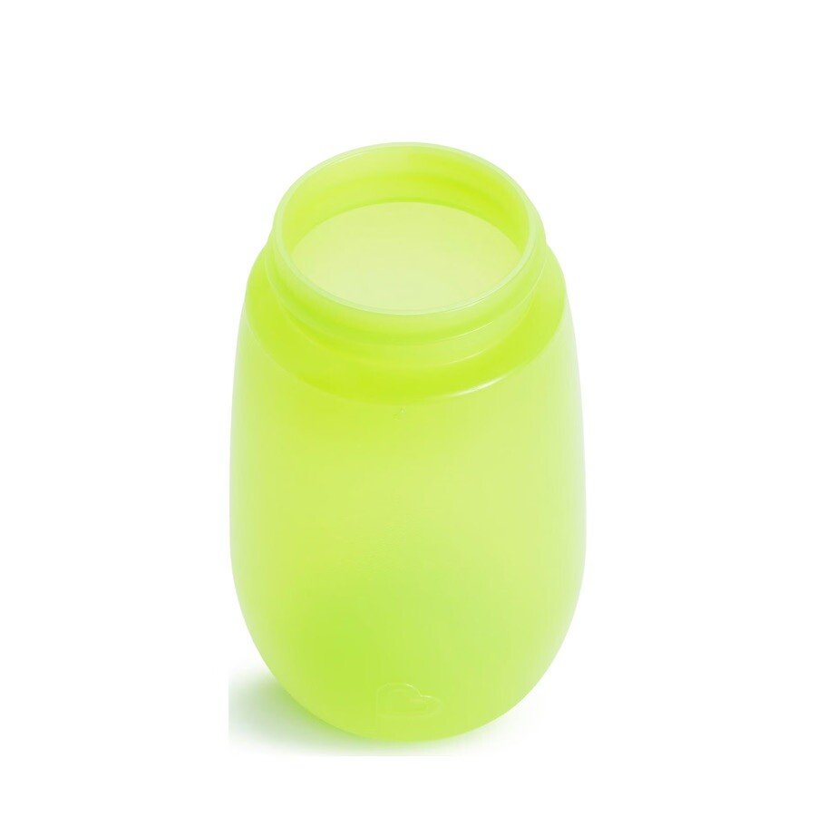 Gobelet en paille Munchkin - gobelet anti-fuite - nettoyage simple - facile à nettoyer - passe au lave-vaisselle - gobelet pour bébé et enfant - 296 ml - vert