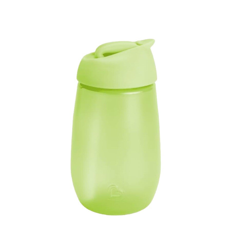 Gobelet en paille Munchkin - gobelet anti-fuite - nettoyage simple - facile à nettoyer - passe au lave-vaisselle - gobelet pour bébé et enfant - 296 ml - vert