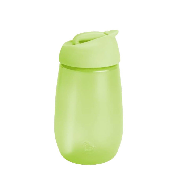 Gobelet en paille Munchkin - gobelet anti-fuite - nettoyage simple - facile à nettoyer - passe au lave-vaisselle - gobelet pour bébé et enfant - 296 ml - vert