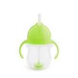 Munchkin tip sip gobelet avec paille anti-déversement - gobelet avec paille - passe au lave-vaisselle - à partir de 6 mois - 207 ml - vert - gobelet avec paille - afbeelding 1