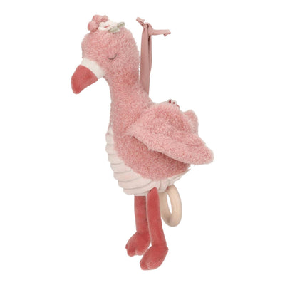 Boîte à musique Little Dutch Safari Friends, flamant rose
