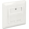 Dellock Keystone Wall Outlet 2 Port