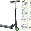 Muuwmi Frein à pied pliable à 2 roues