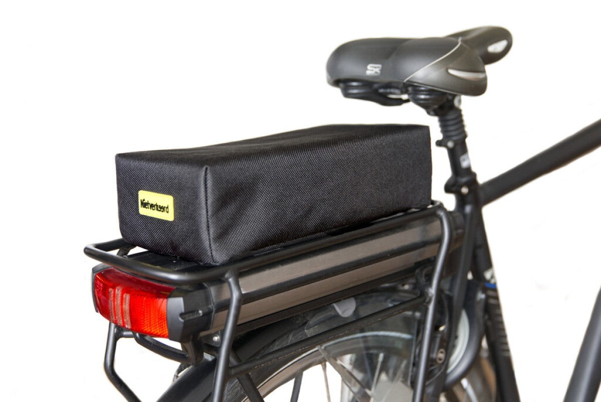 Coussin recyclé siège arrière porteur noir-gris