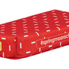 NewLooxs Sage de bégages de bagages non focalisés 32x15x5cm rayures mystère rouge