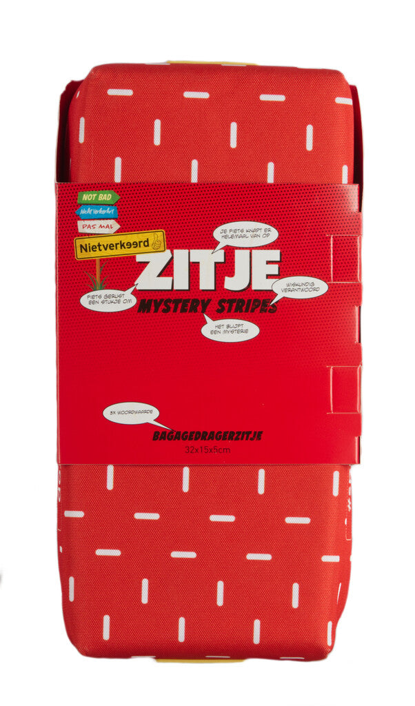 NewLooxs Sage de bégages de bagages non focalisés 32x15x5cm rayures mystère rouge