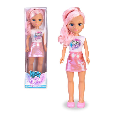Pinypon Nancy Shine poupée 45cm rose