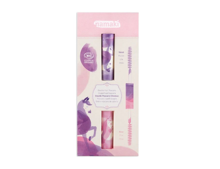 Namaki haarmascara rose et violet