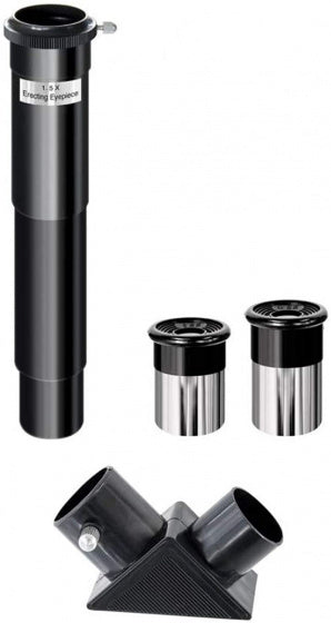 Télescope et microscope Ensemble en aluminium noir