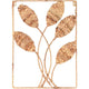 Décoration murale style maison feuilles roseau 50x35cm