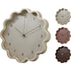 Horloge de style maison en forme de fleur 3ass Ø30cm
