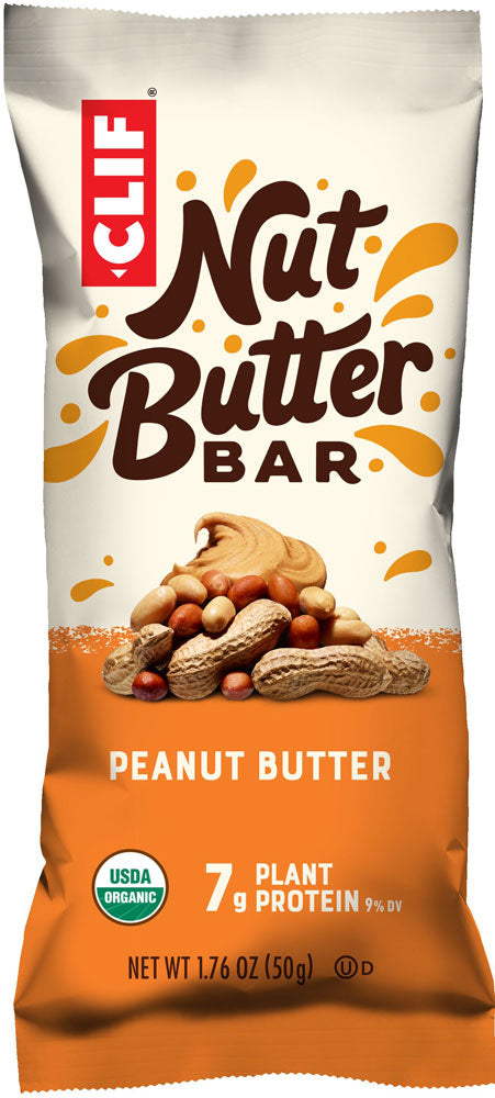 Barre remplie de beurre de noix Clif Bar, boîte de 12 pièces mélangées