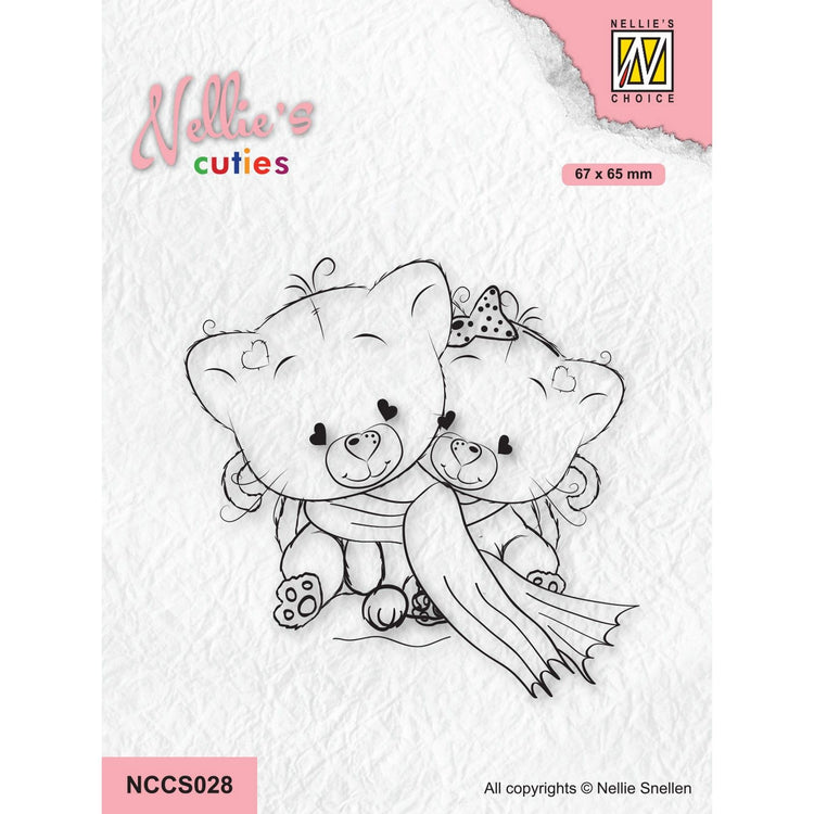 Le choix de Nellie • Les tampons transparents Nellie's Cuties sont confortables sous une écharpe chaude