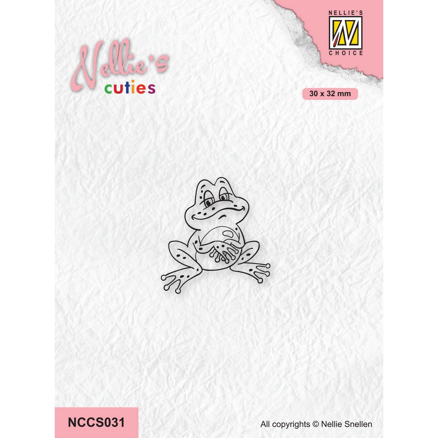 Le choix de Nellie • Les mignonnes de Nellie tampons transparents grenouille-1