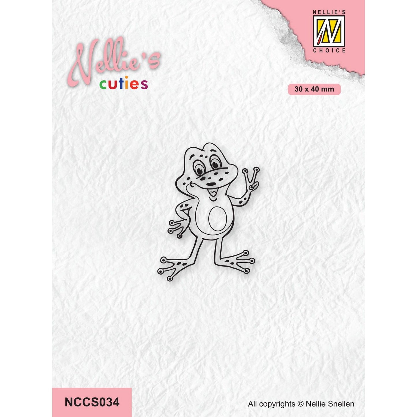 Le choix de Nellie • Les mignonnes de Nellie tampons transparents grenouille-4