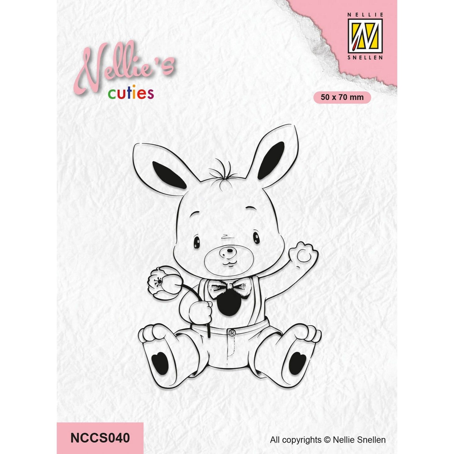 Le choix de Nellie • Lapin à tampon transparent Nellie's Cuties