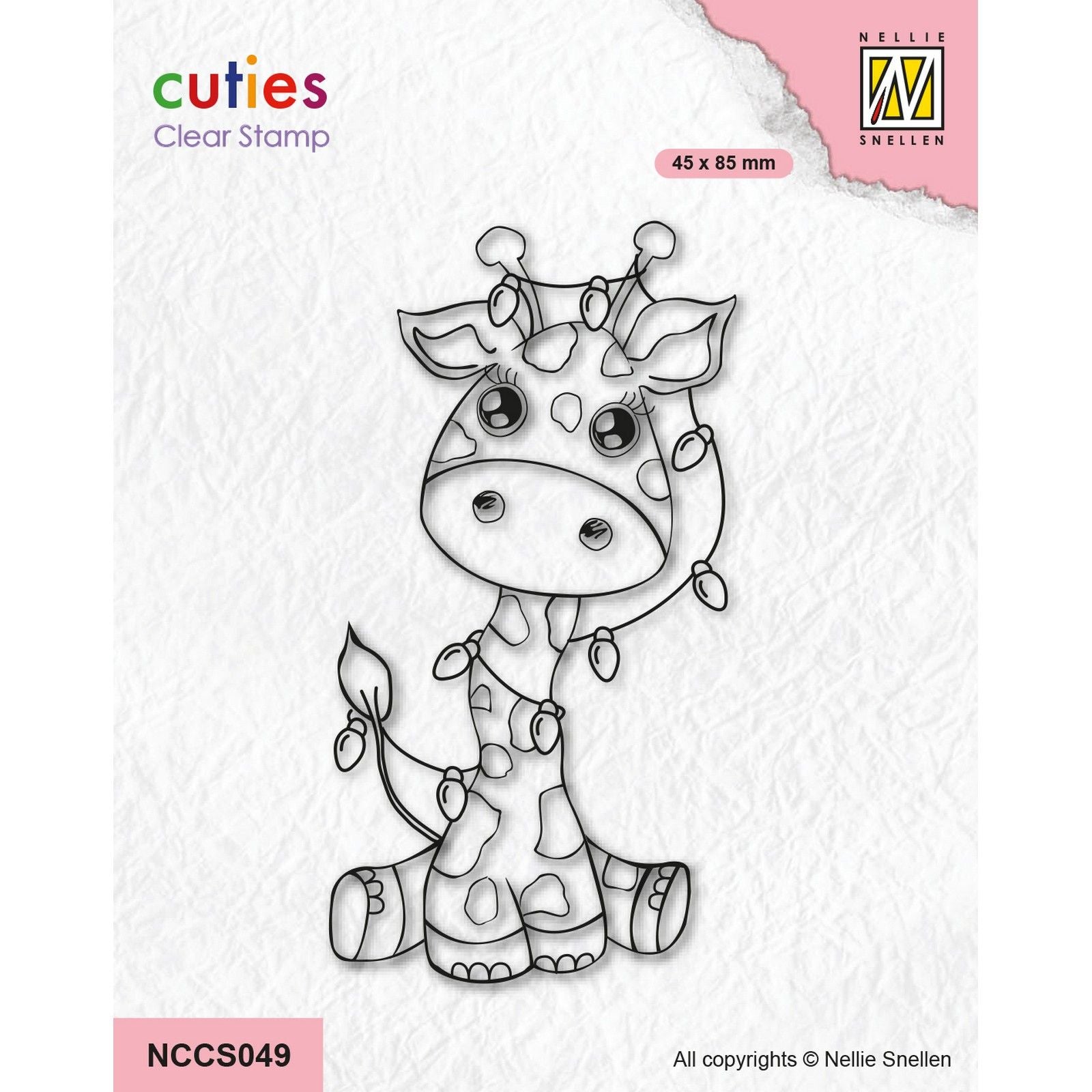 Le choix de Nellie • Timbres transparents mignons girafe