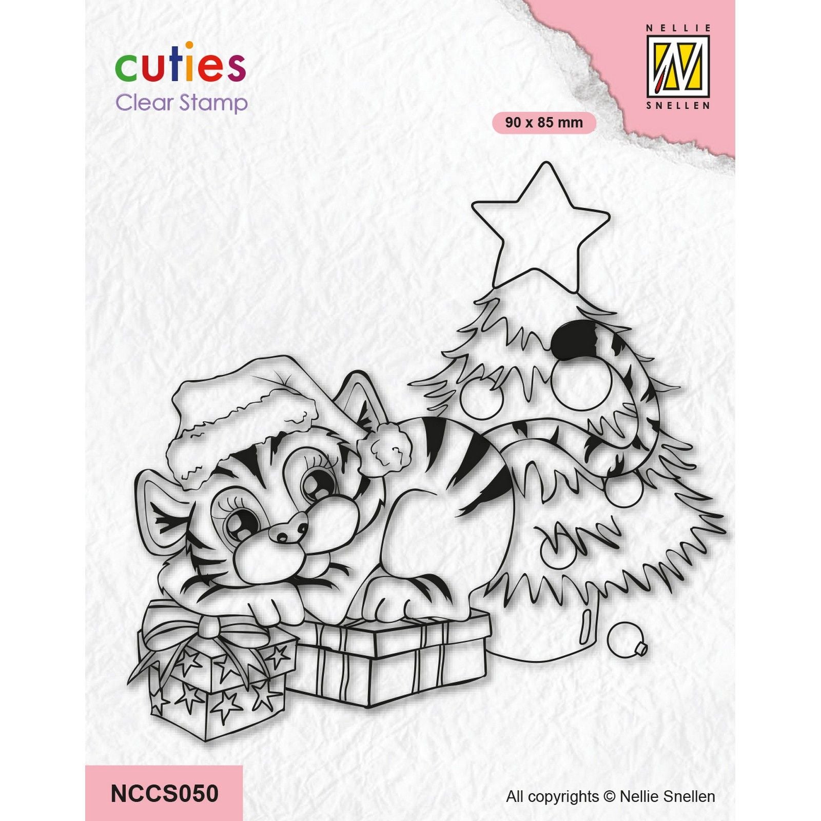 Le choix de Nellie • Timbres transparents mignons tigre