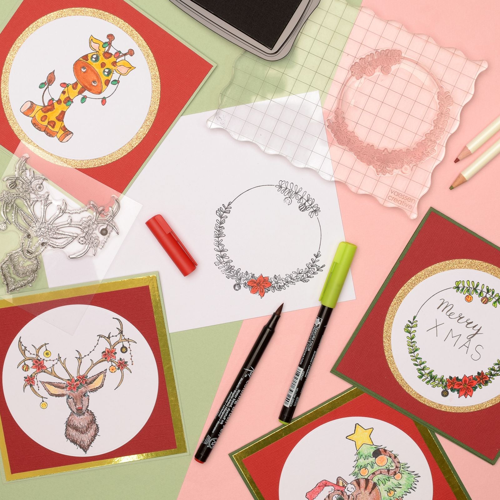 Le choix de Nellie • Timbres transparents mignons tigre