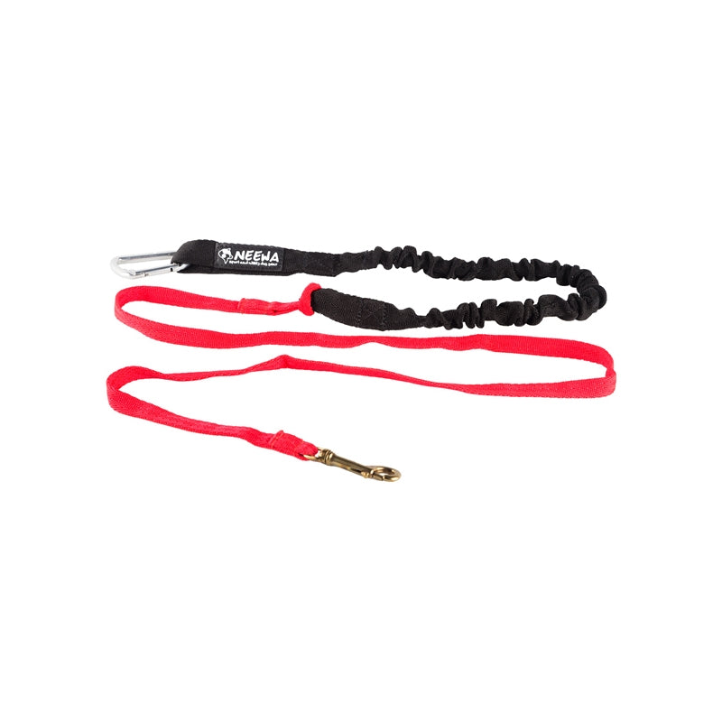 neewa - ligne de remorqueur de courses de chiens 200 cm - rouge