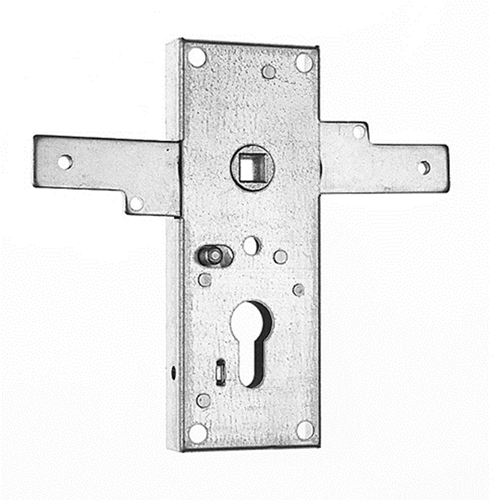 Nemef 1806 2 serrure de garage | pièce60mm | boîtier de serrure acier galvanisé 59x159mm | tiges horizontales | pas élastique | connexion m6 | fonction jour et nuit | docteur 1+2+3+4 - 9180602000