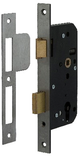 Nemef 4401 4402 serrure de porte de sécurité | skg** | dm60mm | pc72mm | trou de manivelle 8mm | plaque frontale en acier inoxydable 24x235mm arrondie | Loquet et pêne dormant en laiton | docteur 2+4 - 9440217602