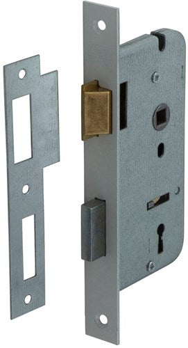 Nemef 66 2-50 dr.1+3 par 5, serrure de porte, dm50mm, s72mm, trou de poignée 8mm, plaque avant s - 9006602501 - 9006602501