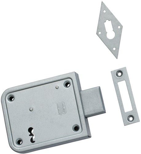Nemef 91 11-70 blis., serrure à jante, dm70mm, clé clavier, boîtier de serrure en acier galvanisé - 9009111730 - 9009111730