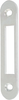 Gâche Nemef p 4915 | acier galvanisé 23x114,8mm arrondi | emballage en vrac | emballé par 10 pièces | docteur 1+2+3+4 - 9491590145