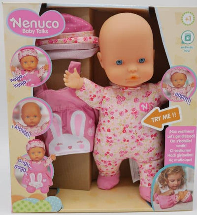 Nenuco Baby Doll avec des sons et des vêtements supplémentaires