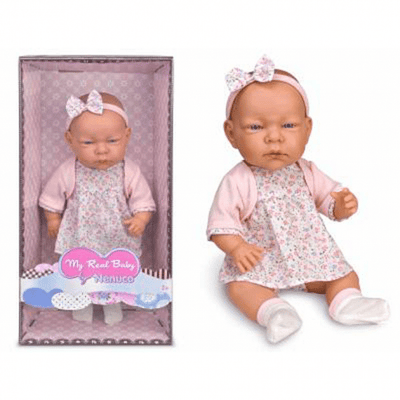 Imp nenuco mon vrai bébé, bébé pop qui ressemble à un vrai bébé rose 42 cm de haut