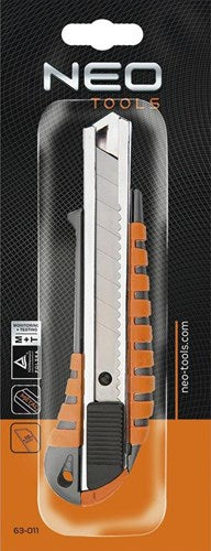 Couteau sécable Neo 18mm métal - 6410850
