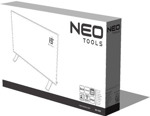 Néo 90-095 | convecteur | 2000w | Wi-Fi | 83,5 x 45 cm - 90-095