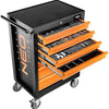 Desserte à outils Neo 7 tiroirs métal, remplie 129 pièces - 6480470