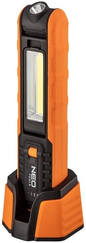 Lampe de course Neo LED | orange rechargeable | + station d'accueil - 5448680