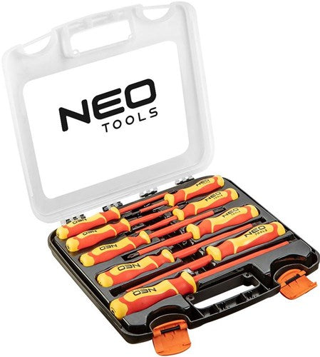 Jeu de tournevis Neo 9 pièces 1000v en étui - 6460190