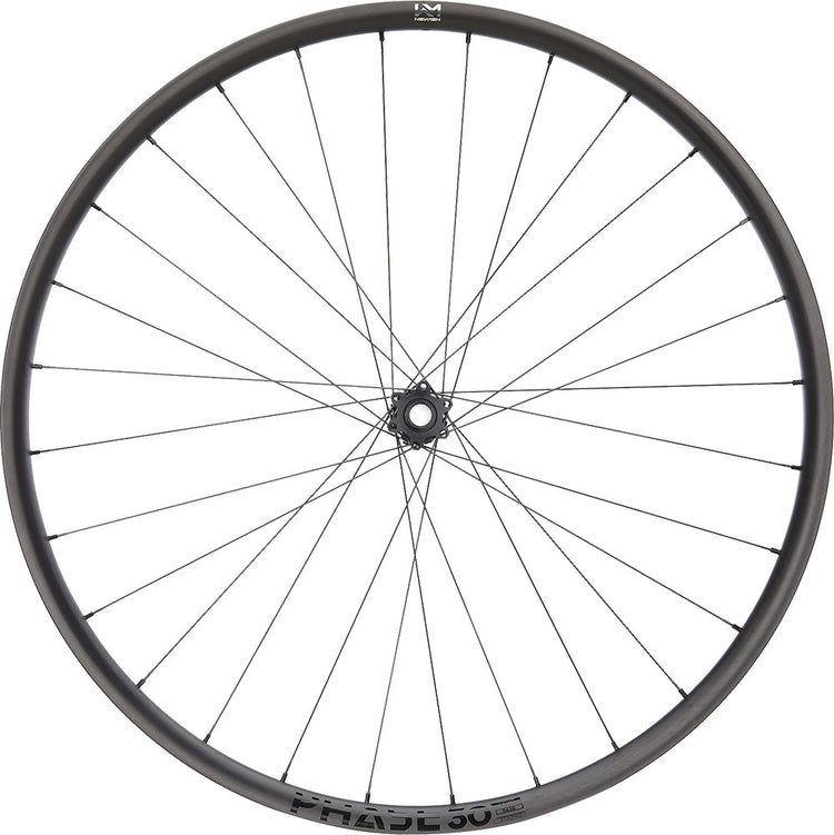 Roue avant Newmen phase 30 base 29 6 boulons 15x110 fade carbone