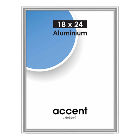 Nielsen Design Nielsen Frame photo 53423 Accent Glossy Silver 18x24 cm