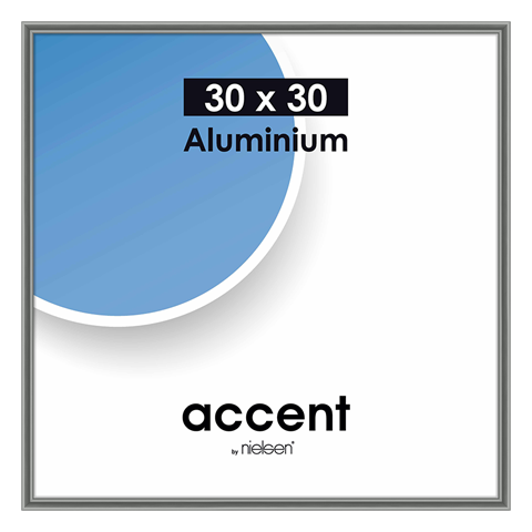 Nielsen Design Nielsen Frame photo 54125 Accent Steel Gray 30x30 cm