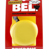 sonnette de vélo ding-dong acier 80 mm jaune