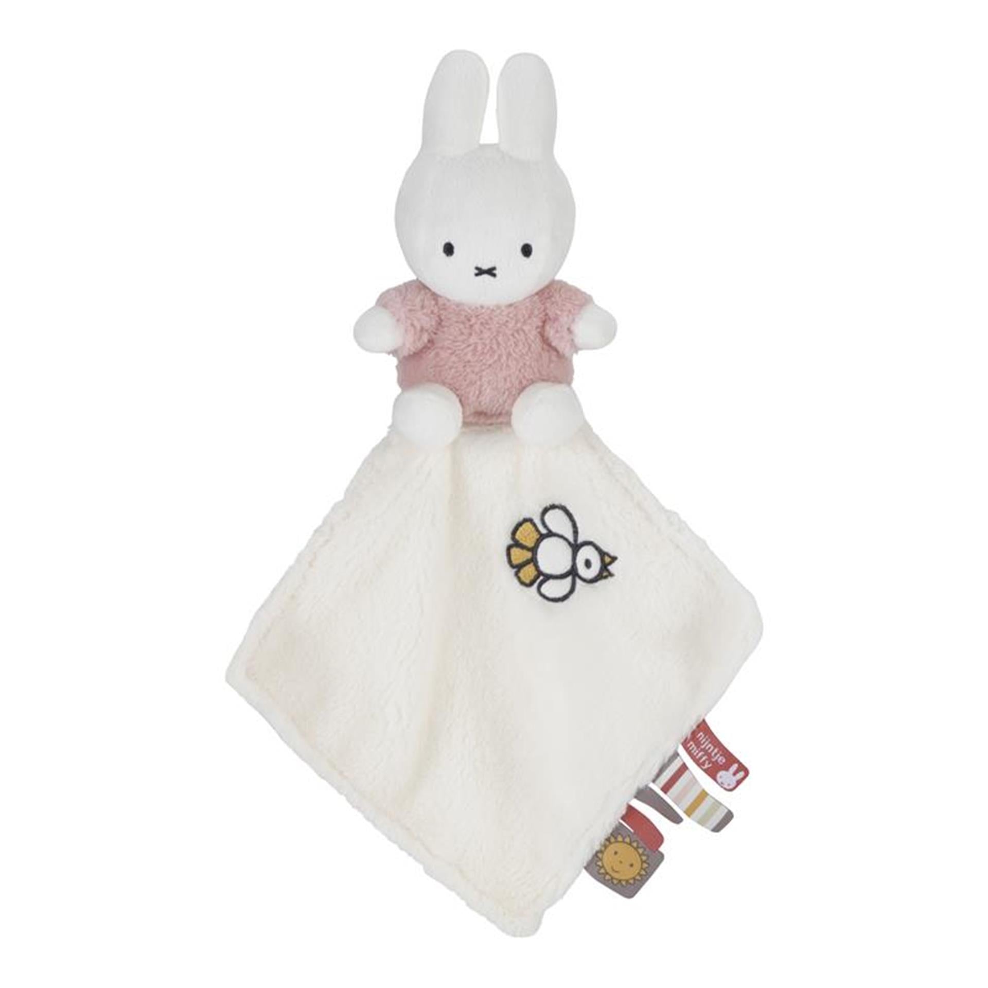 Tiamo miffy câlin en tissu pelucheux rose