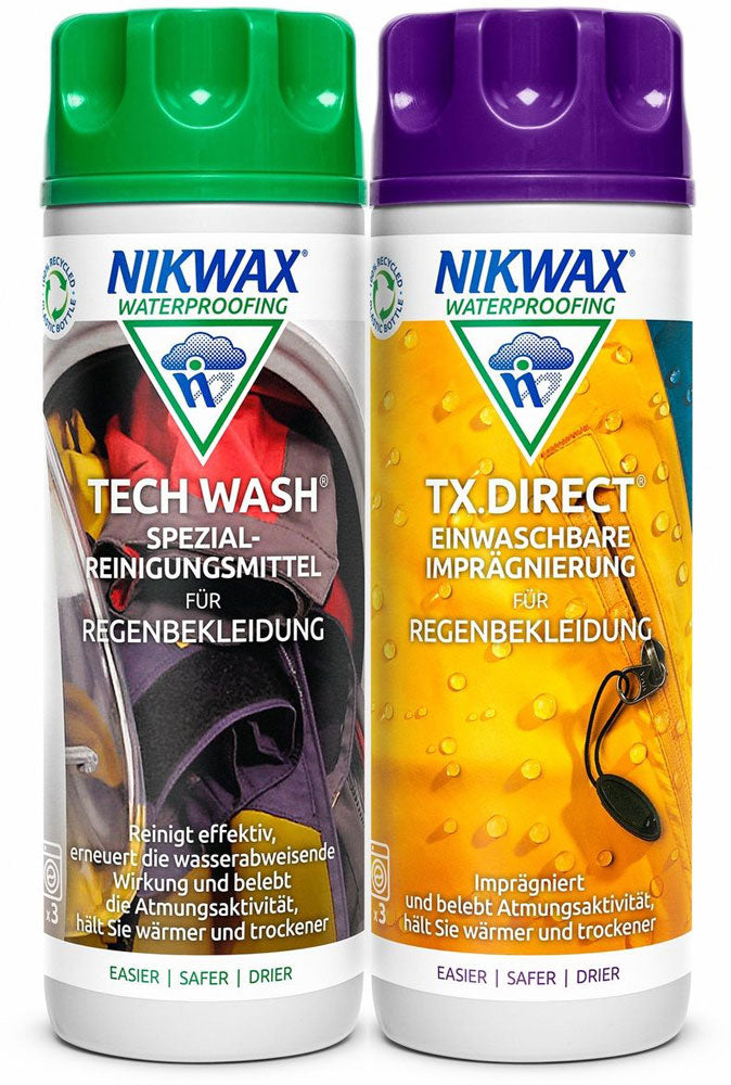Nikwax tech wash + tx-direct - détergent