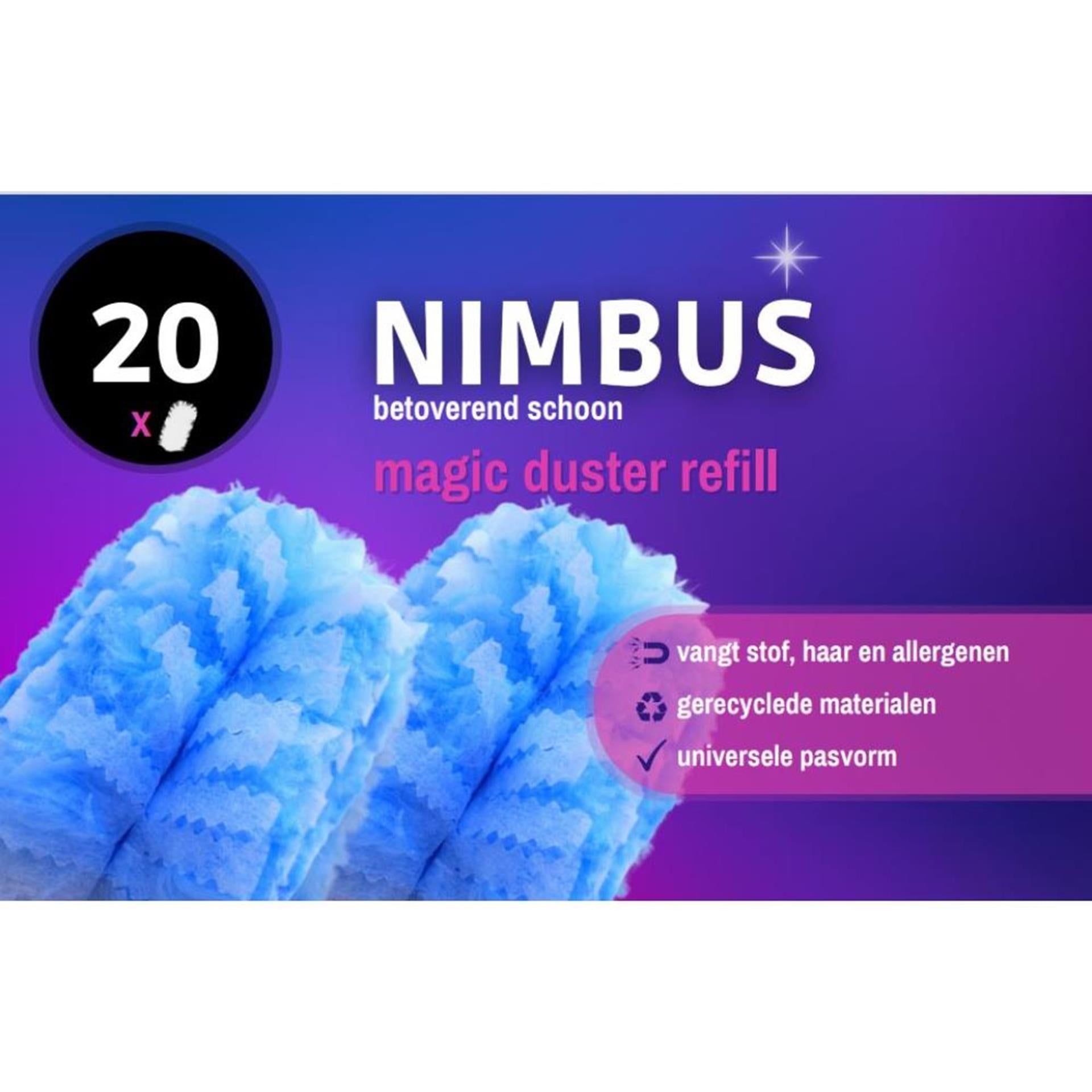 Nimbus magic Duster Remployer 20 pièces
