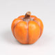 Décoration inspiration saison citrouille faïence orange h10,5cm